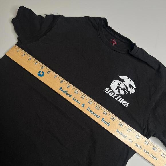 Rothco US Marines T-Shirt Size M Black – “Pain Is Weakness Leaving the Body” - Picture 5 of 7